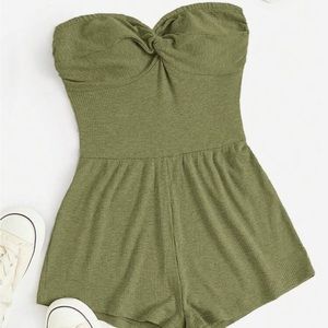 green romper